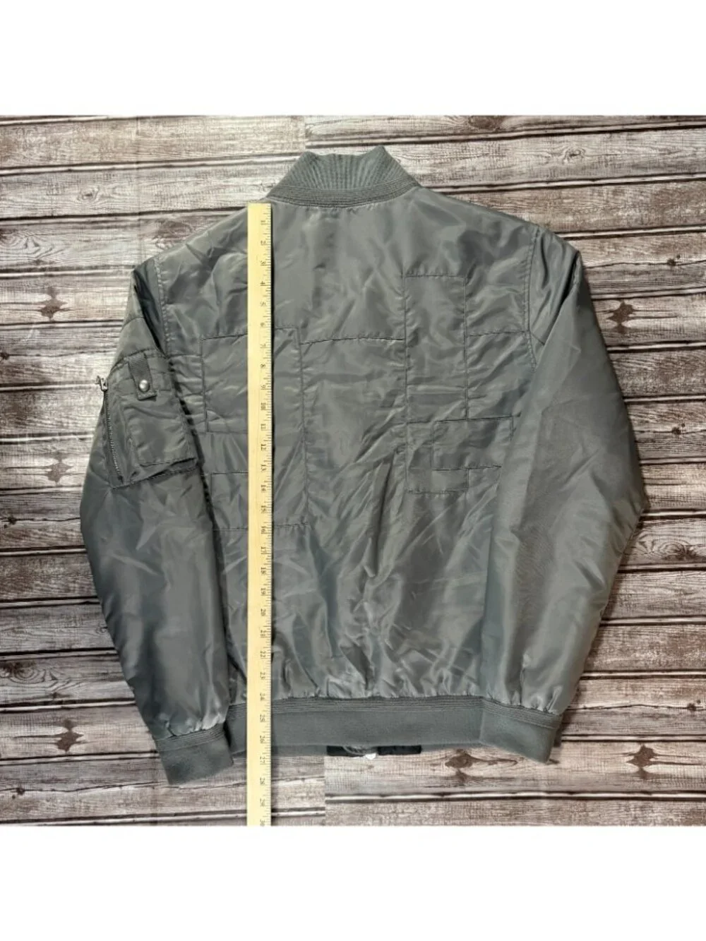 John Elliott x Gap Bomber Flight Jacket Size M color Grey